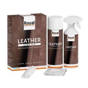 Microleder verzorgingskit voor 2 tot 3 zitplaatsen