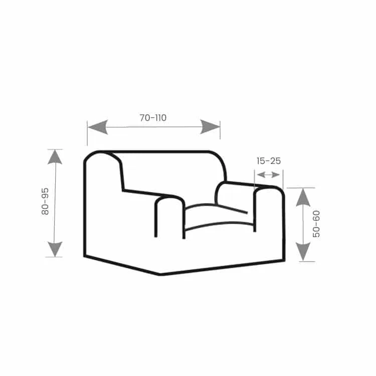 Afmetingen Bankhoes Niza
