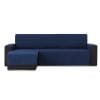Geo Quilt Chaise Longue Links blauw
