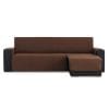 Geo Quilt Chaise Longue Rechts bruin