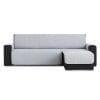 Geo Quilt Chaise Longue Rechts lichtgrijs