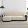 Bankbeschermer Velvet Quilt Chaise Longue Links beige