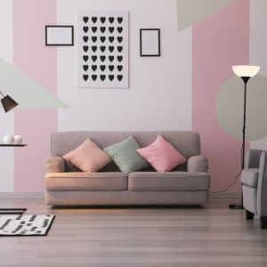 Licht bruine interieurontwerptrends bankhoezen 