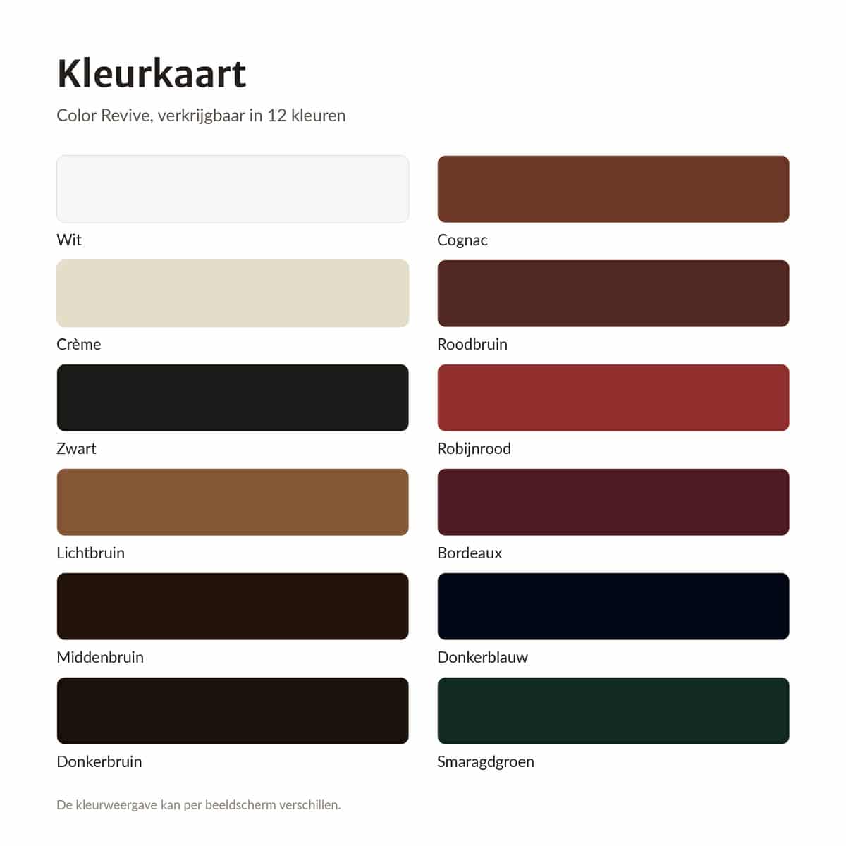 Leather Color Revive Leather Color Revive